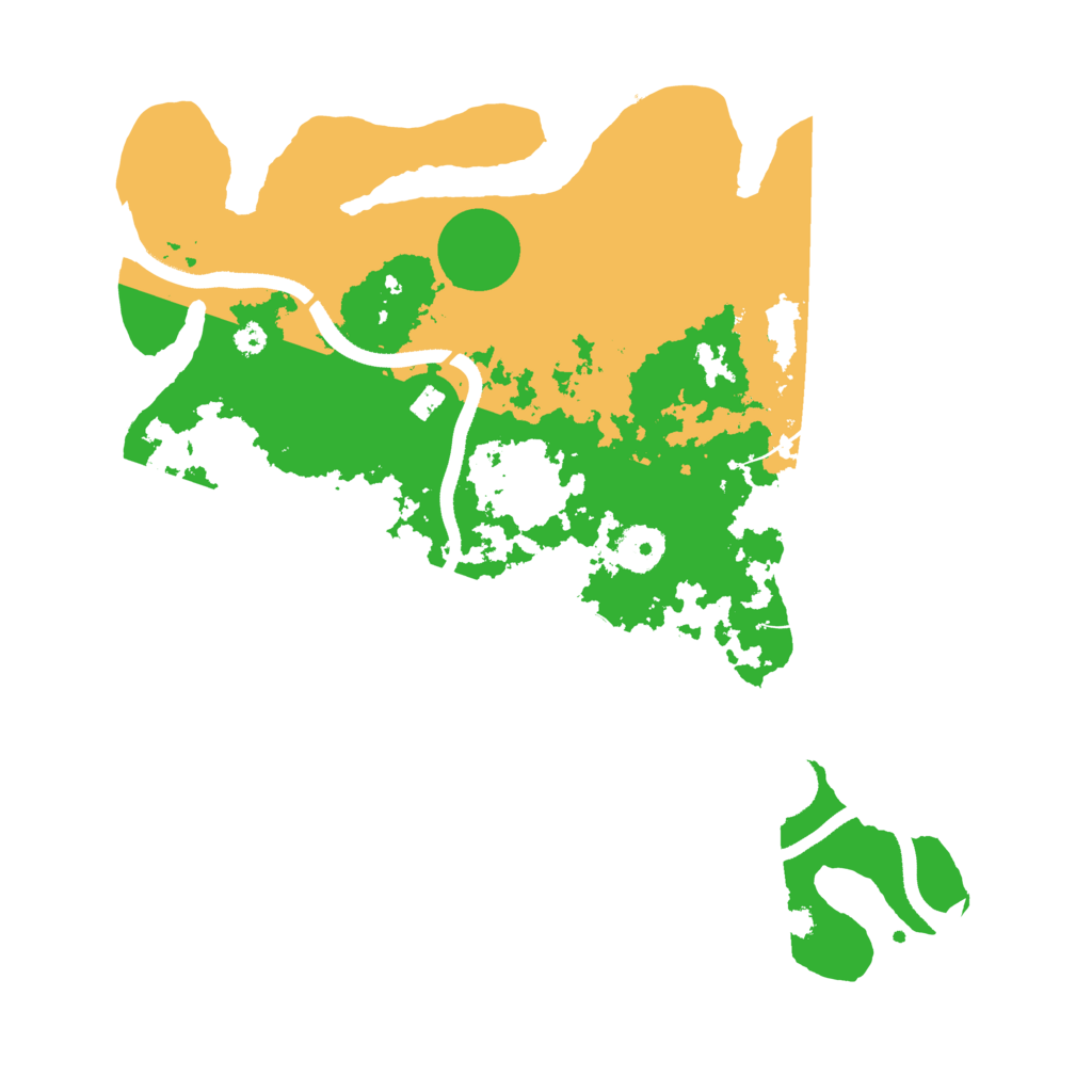 Biome Rust Map: Procedural Map, Size: 3500, Seed: 19416120
