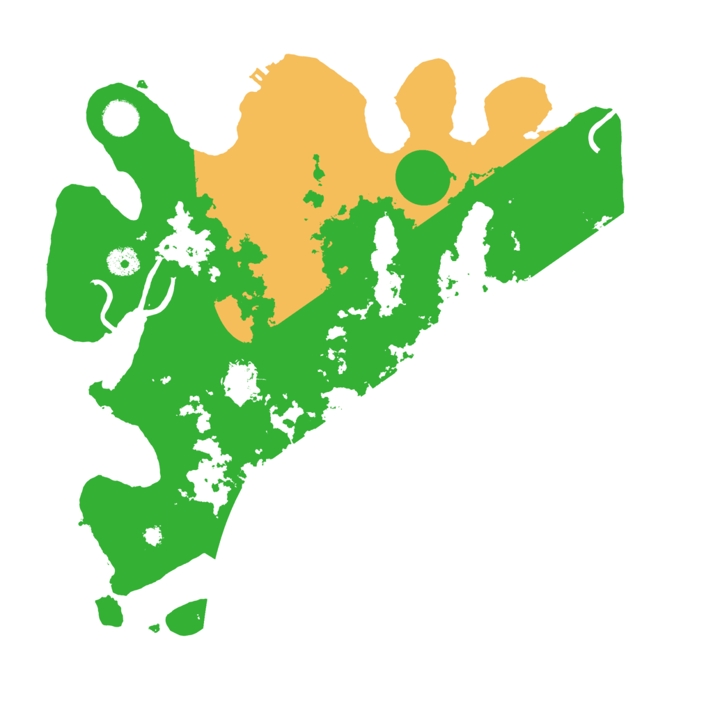 Biome Rust Map: Procedural Map, Size: 3500, Seed: 425071797