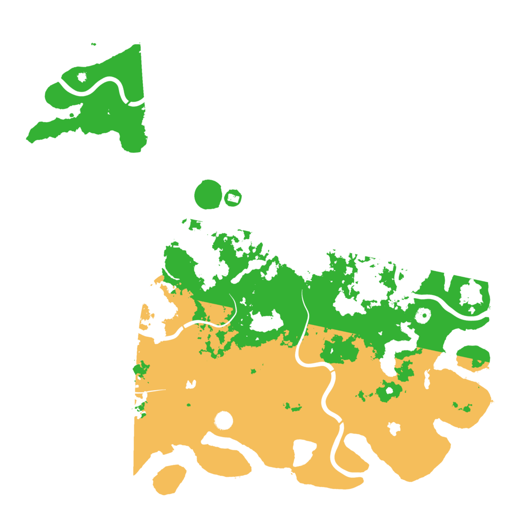 Biome Rust Map: Procedural Map, Size: 5000, Seed: 1247993634
