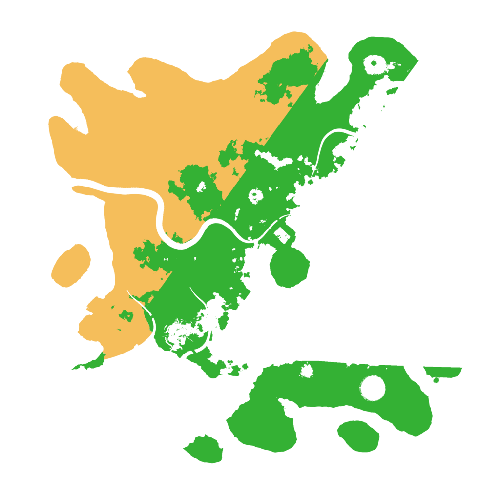 Biome Rust Map: Procedural Map, Size: 3500, Seed: 37383693