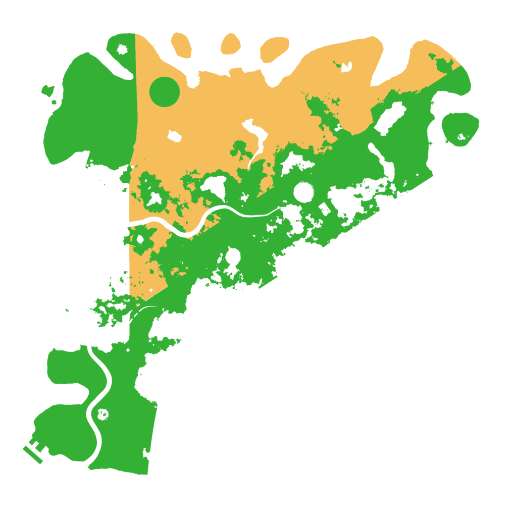 Biome Rust Map: Procedural Map, Size: 4500, Seed: 21654984