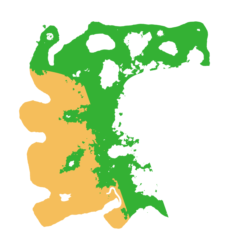 Biome Rust Map: Procedural Map, Size: 3500, Seed: 119355660