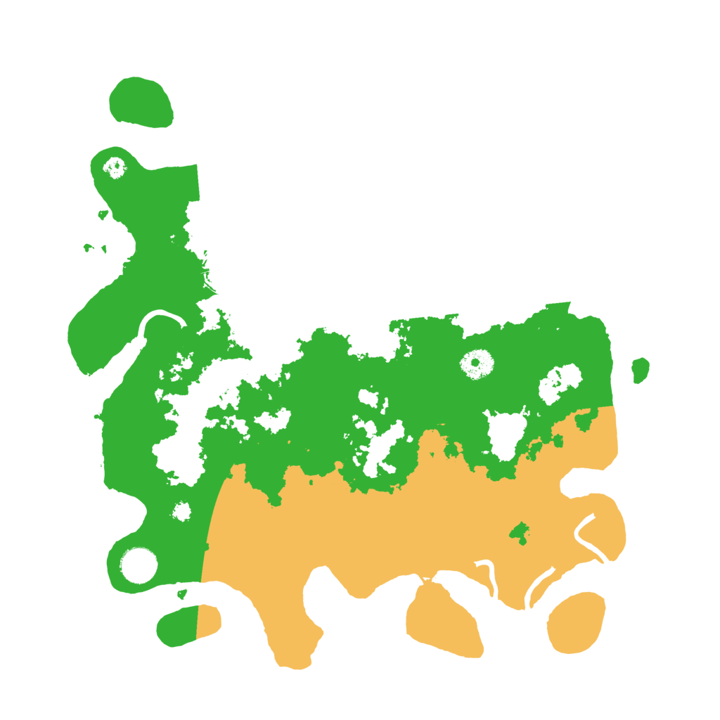 Biome Rust Map: Procedural Map, Size: 3500, Seed: 29628969