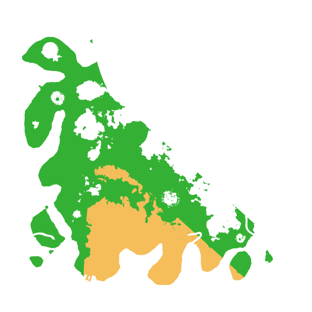 Biome Rust Map: Procedural Map, Size: 3500, Seed: 49718