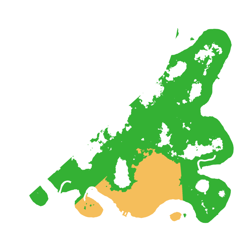 Biome Rust Map: Procedural Map, Size: 3500, Seed: 22152765