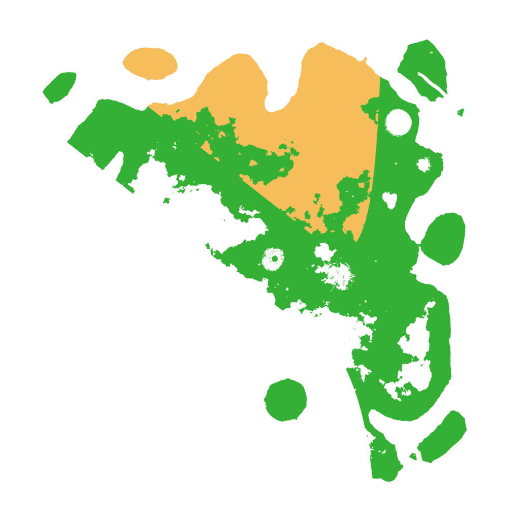 Biome Rust Map: Procedural Map, Size: 3500, Seed: 76575623