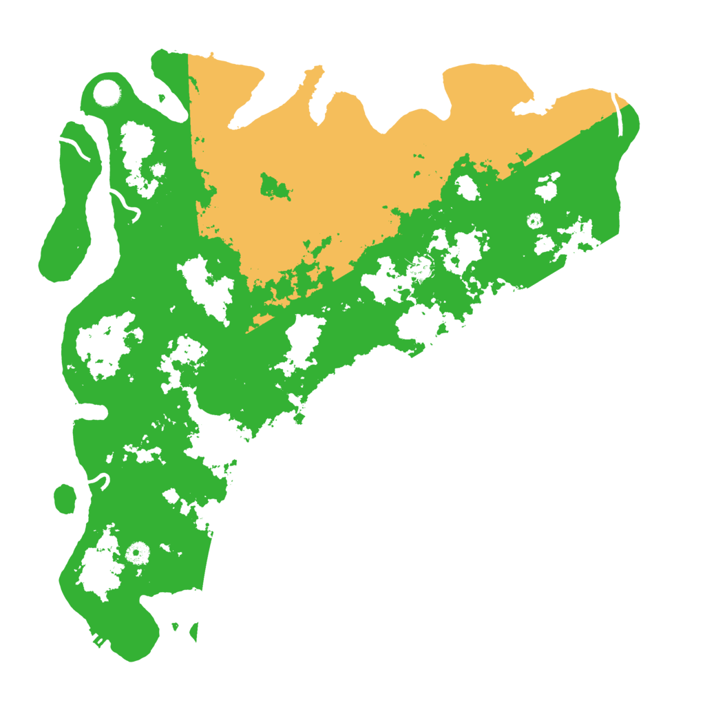 Biome Rust Map: Procedural Map, Size: 4600, Seed: 9191