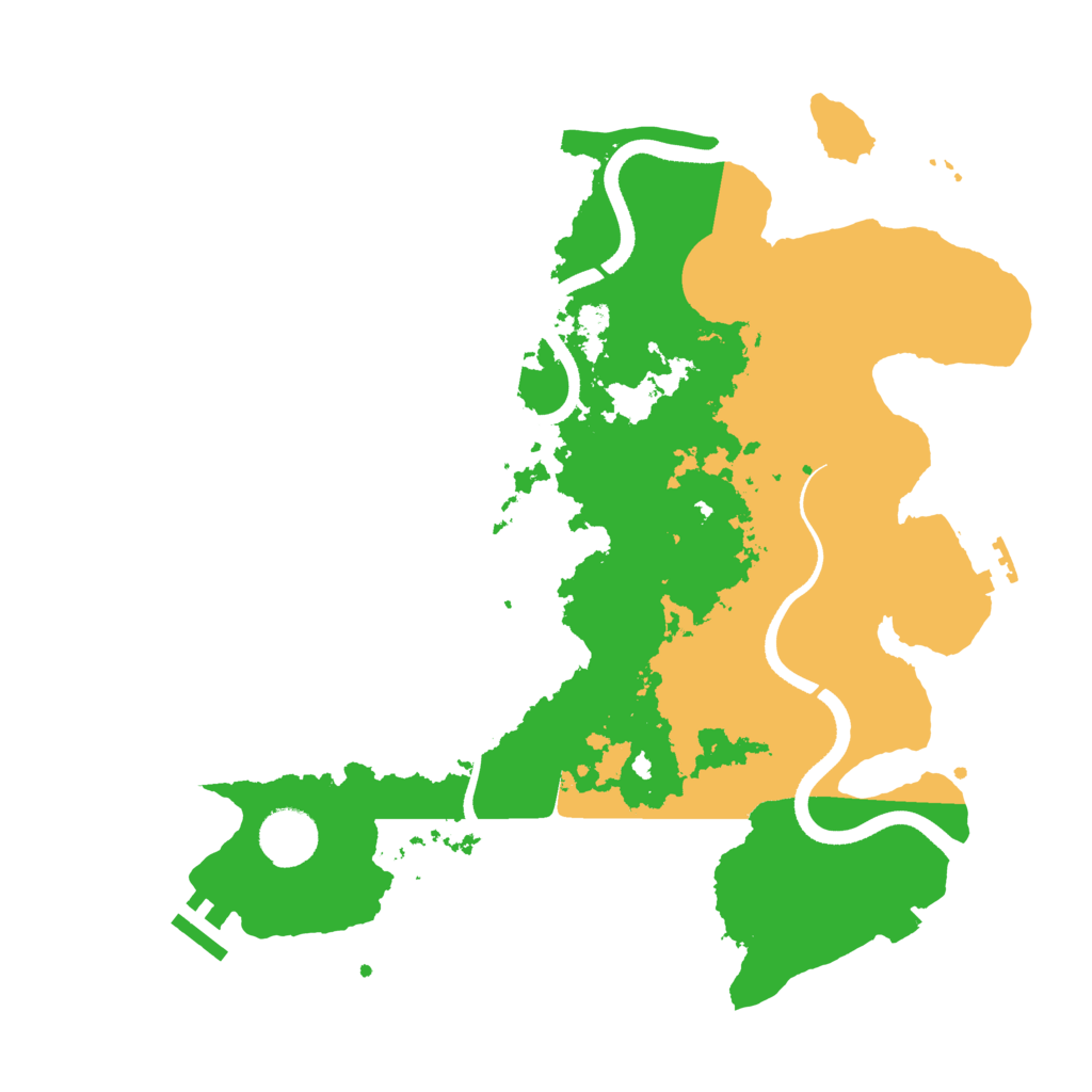 Biome Rust Map: Procedural Map, Size: 3500, Seed: 1547675290