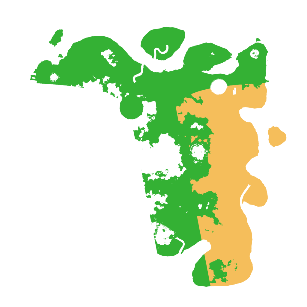 Biome Rust Map: Procedural Map, Size: 3500, Seed: 87532