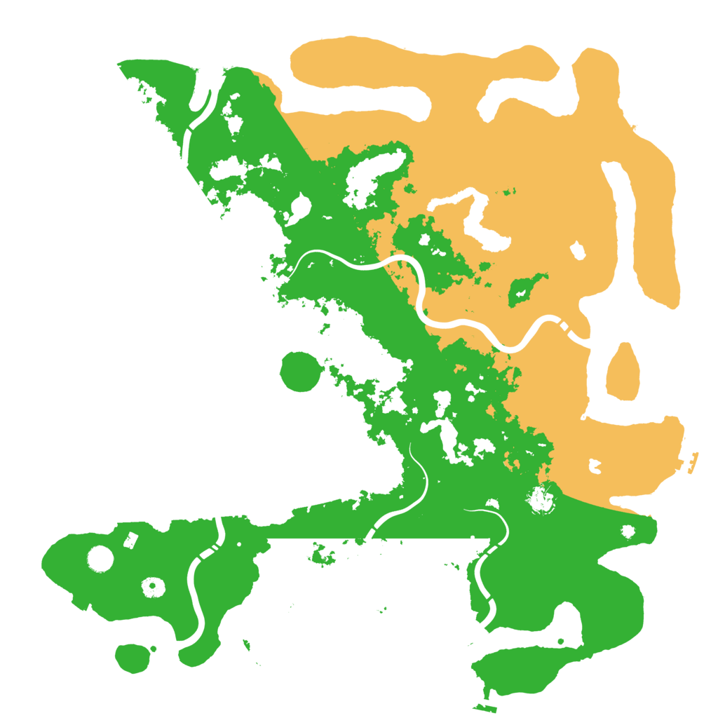 Biome Rust Map: Procedural Map, Size: 4800, Seed: 153794268