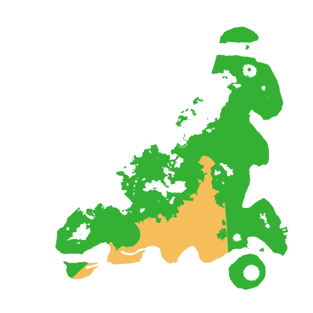 Biome Rust Map: Procedural Map, Size: 3500, Seed: 56049152