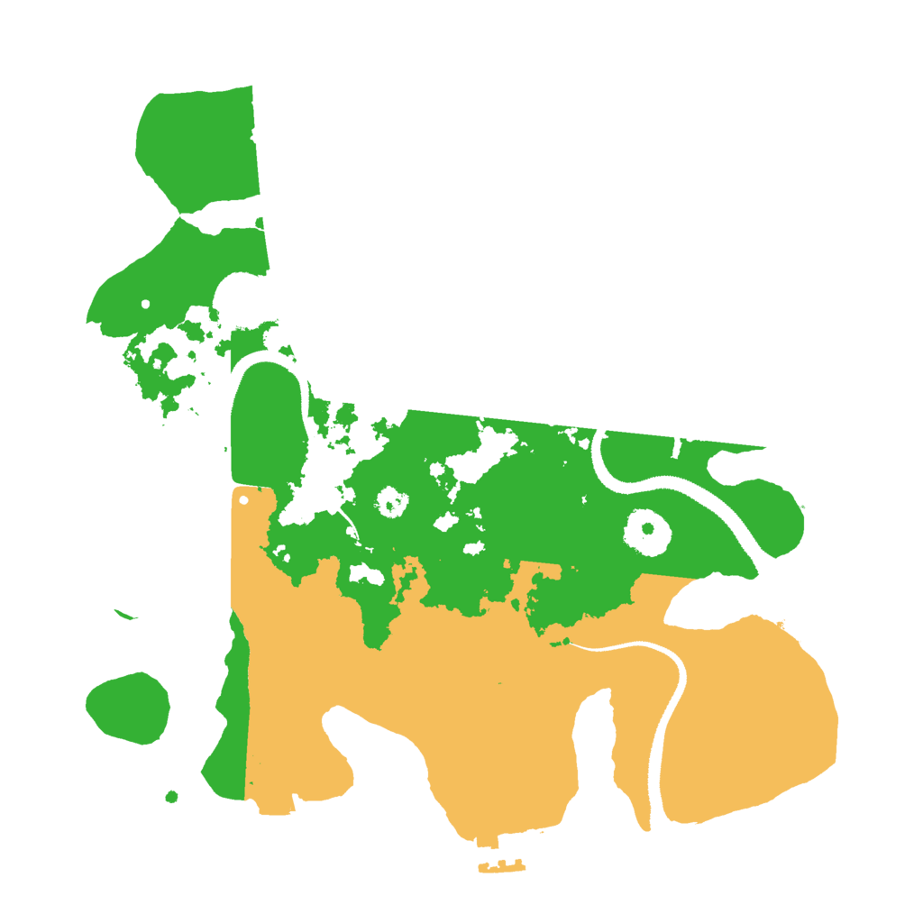 Biome Rust Map: Procedural Map, Size: 3000, Seed: 1623267