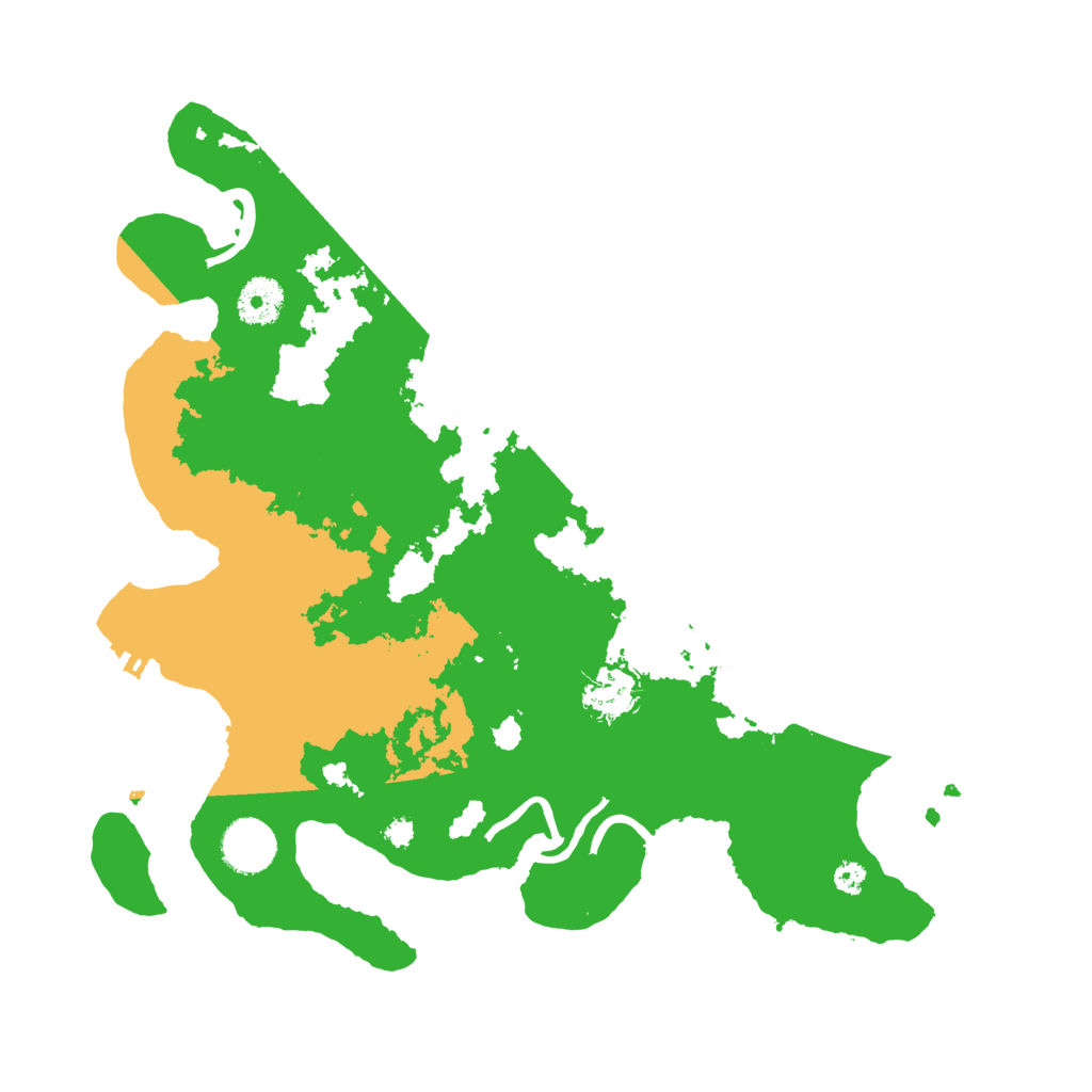 Biome Rust Map: Procedural Map, Size: 3500, Seed: 683540008