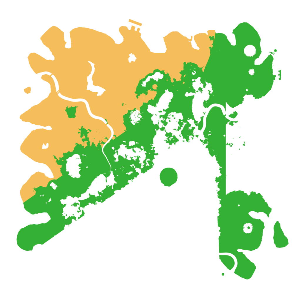 Biome Rust Map: Procedural Map, Size: 4500, Seed: 669796786