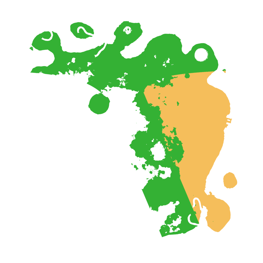 Biome Rust Map: Procedural Map, Size: 3500, Seed: 67745730