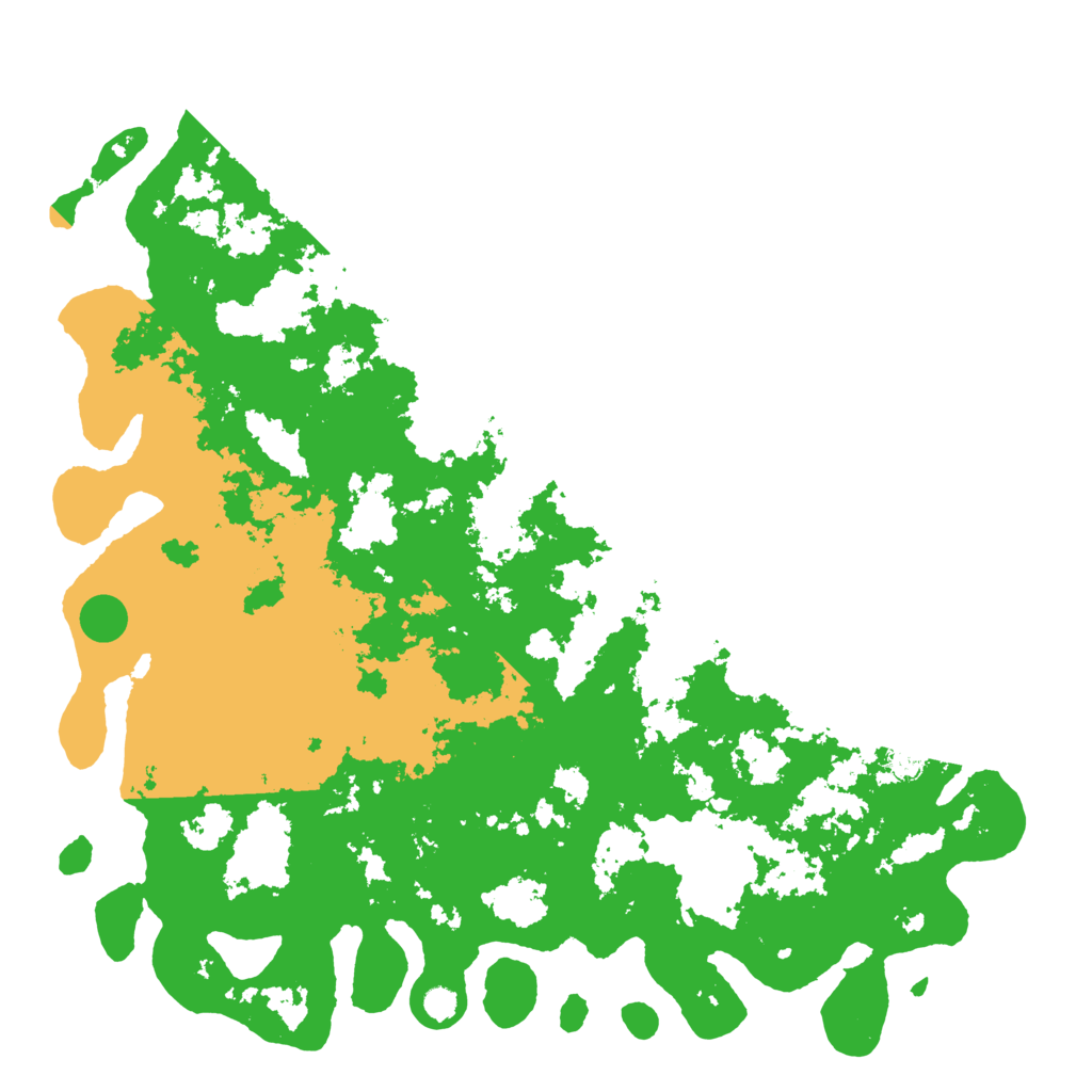 Biome Rust Map: Barren, Size: 6000, Seed: 94673