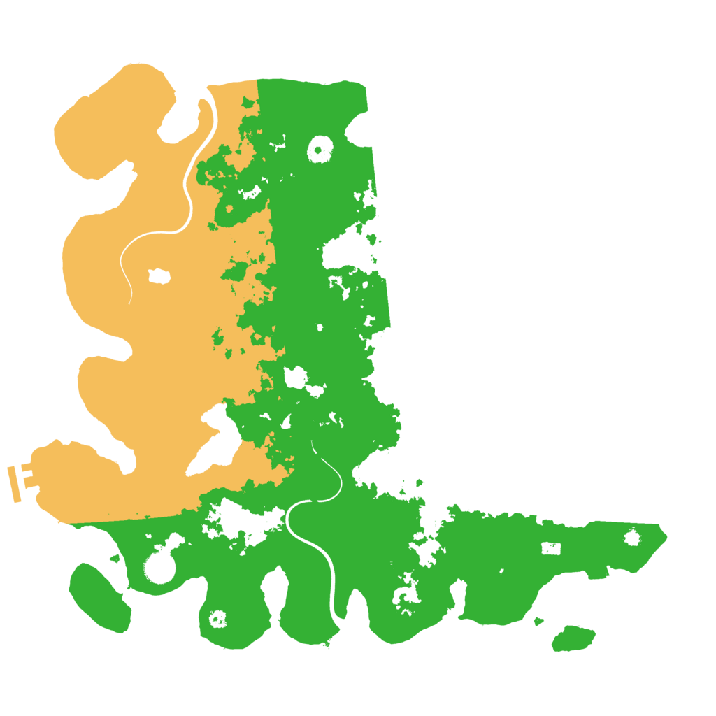 Biome Rust Map: Procedural Map, Size: 4000, Seed: 231211741