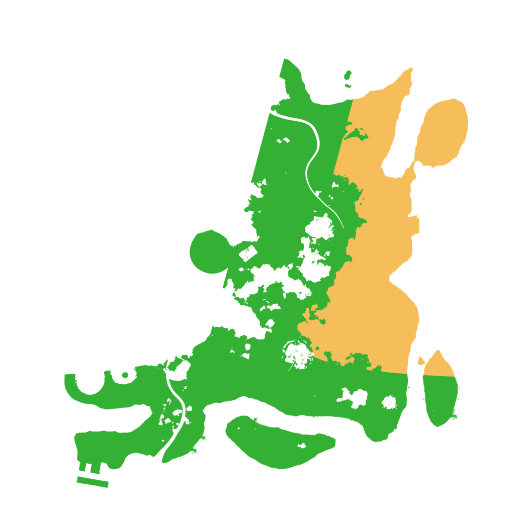 Biome Rust Map: Procedural Map, Size: 3300, Seed: 278015196