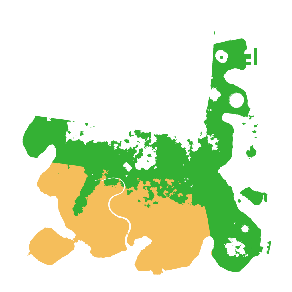 Biome Rust Map: Procedural Map, Size: 3500, Seed: 403808218