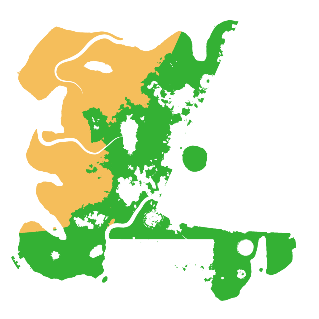 Biome Rust Map: Procedural Map, Size: 3500, Seed: 2023511379