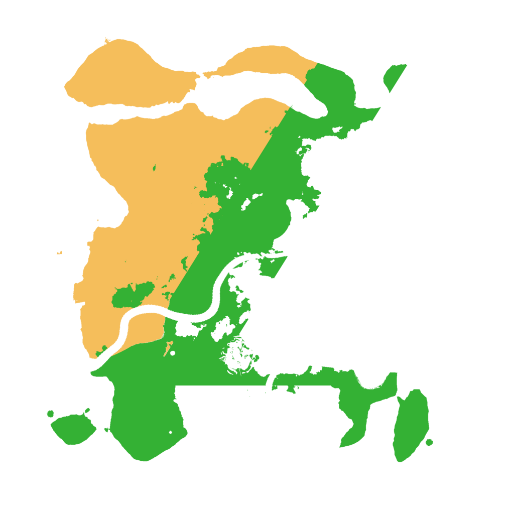 Biome Rust Map: Procedural Map, Size: 3000, Seed: 2133