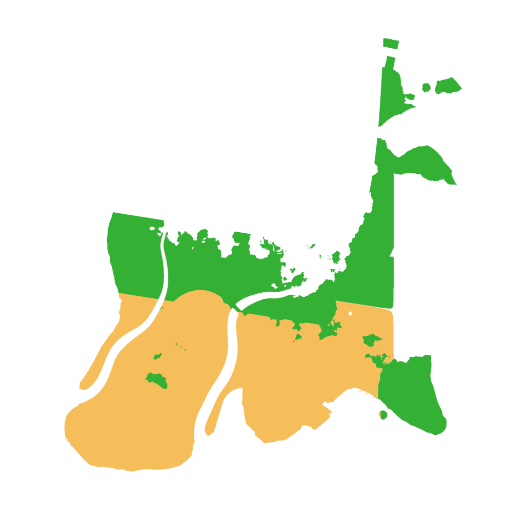 Biome Rust Map: Procedural Map, Size: 2400, Seed: 9456538