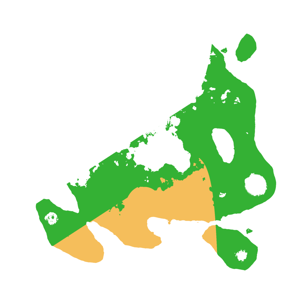 Biome Rust Map: Procedural Map, Size: 2500, Seed: 12312313