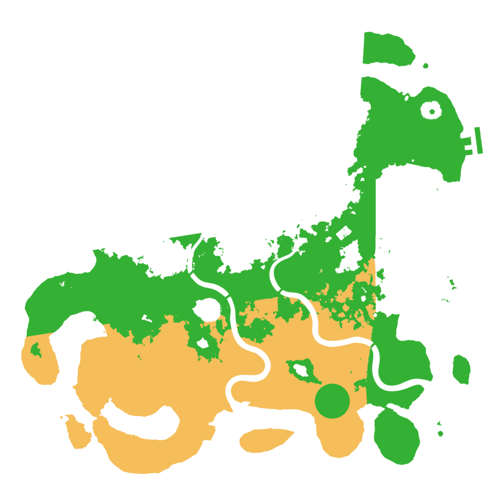 Biome Rust Map: Procedural Map, Size: 3800, Seed: 271496375