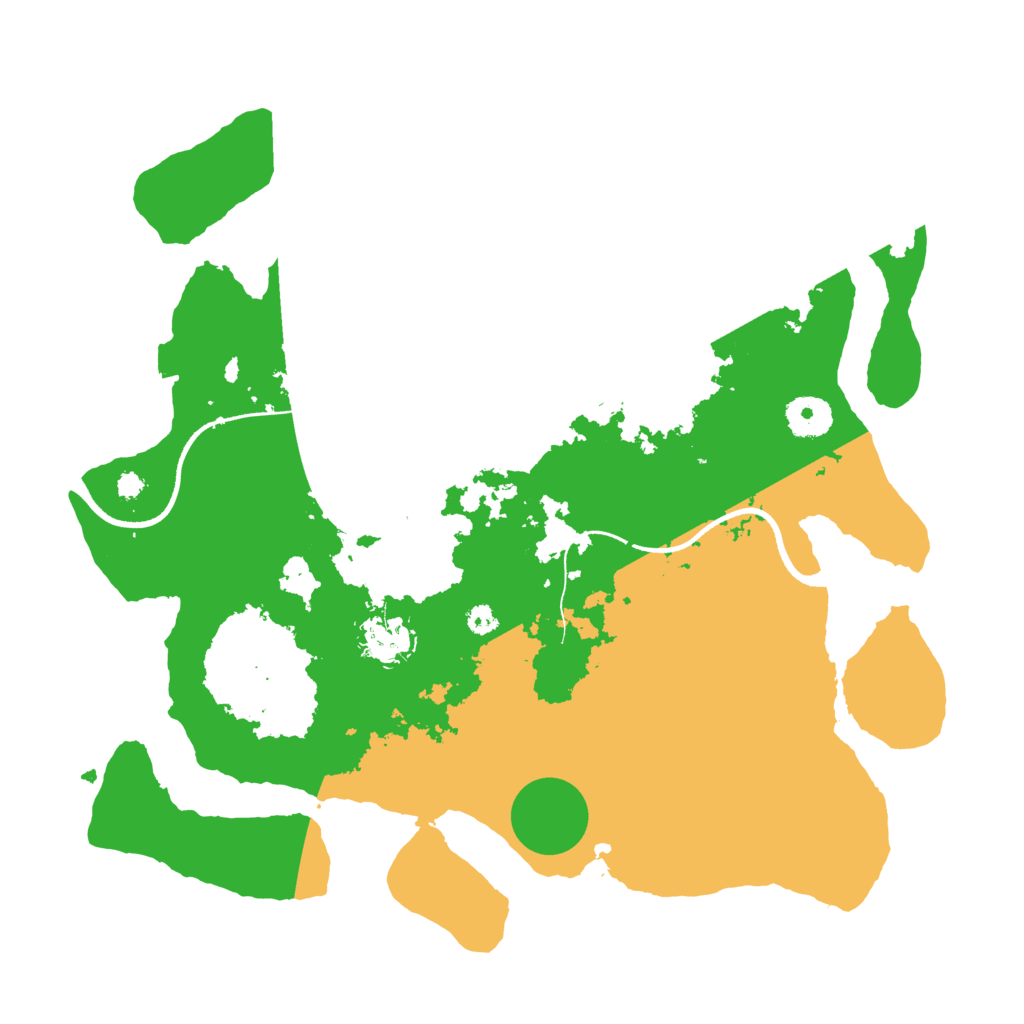 Biome Rust Map: Procedural Map, Size: 3500, Seed: 1544305381