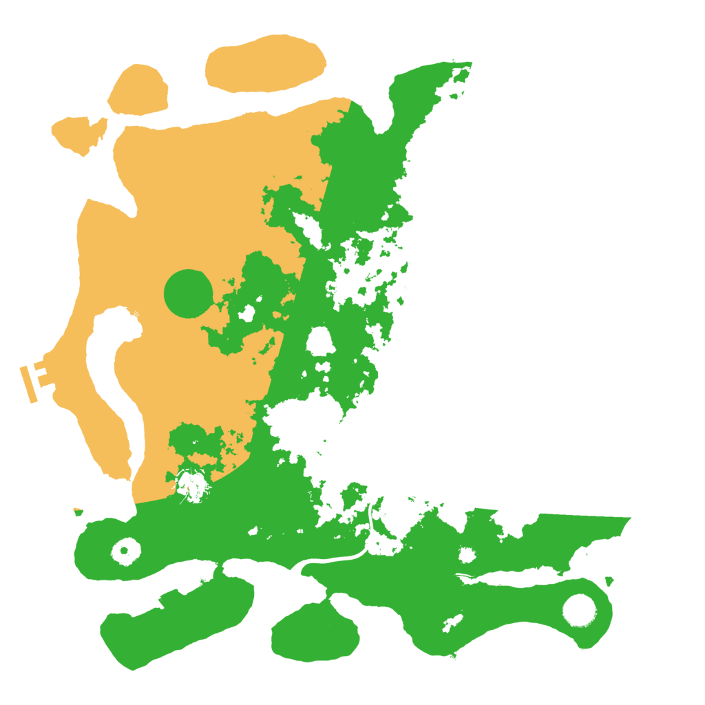 Biome Rust Map: Procedural Map, Size: 3800, Seed: 1966740843