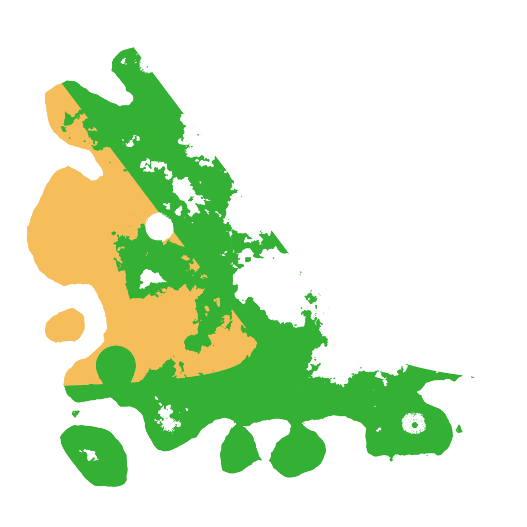 Biome Rust Map: Procedural Map, Size: 3500, Seed: 22909442