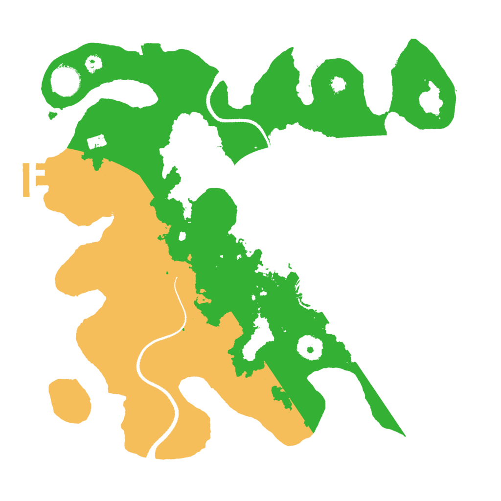 Biome Rust Map: Procedural Map, Size: 3000, Seed: 383240796