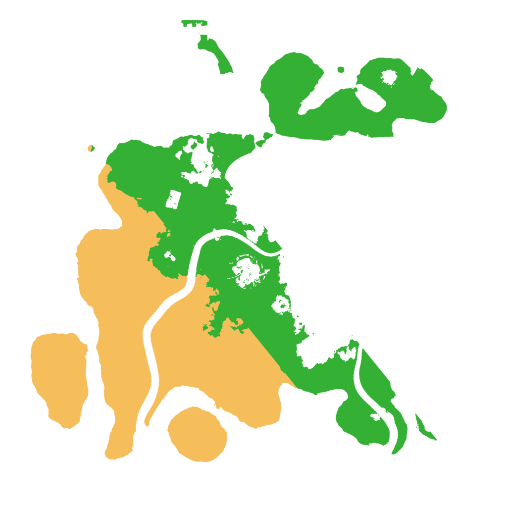 Biome Rust Map: Procedural Map, Size: 3000, Seed: 65478