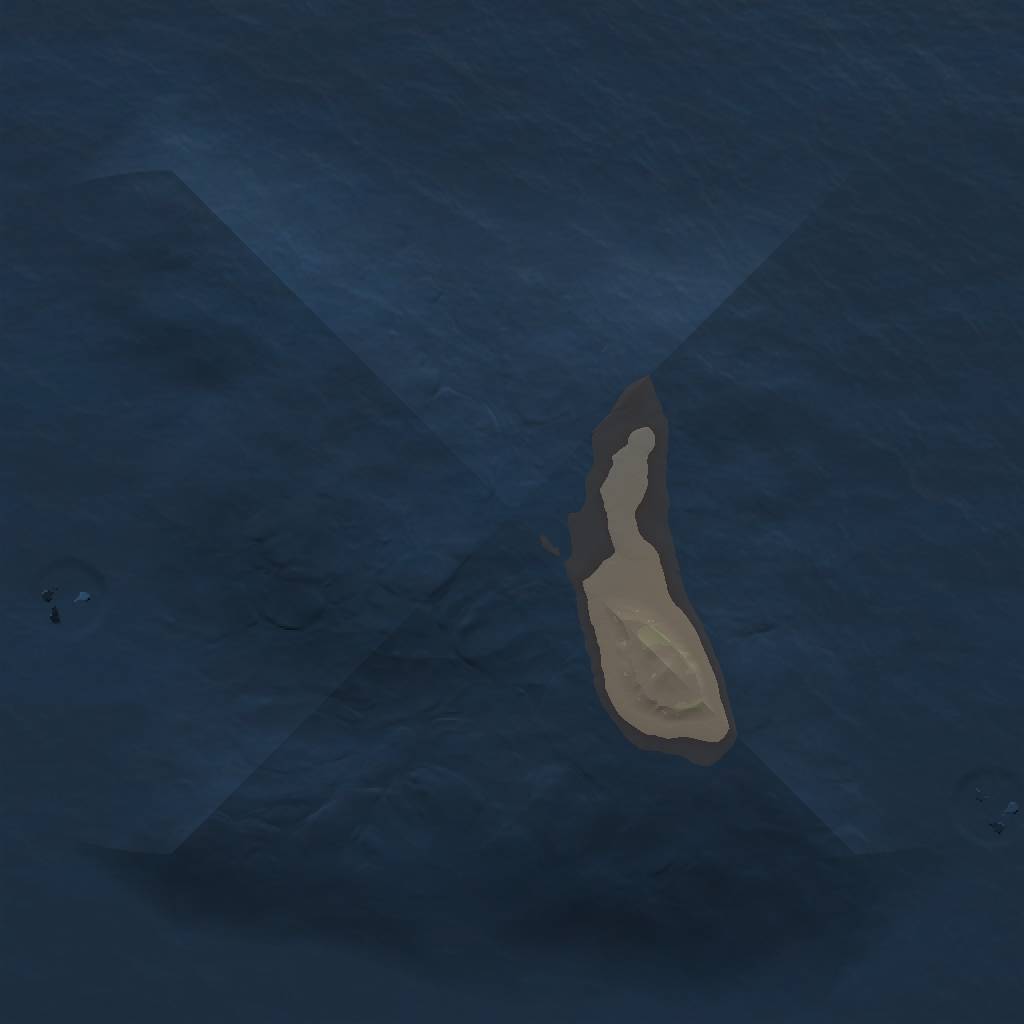 Rust Map: Procedural Map, Size: 1000, Seed: 3486489, 3 Monuments