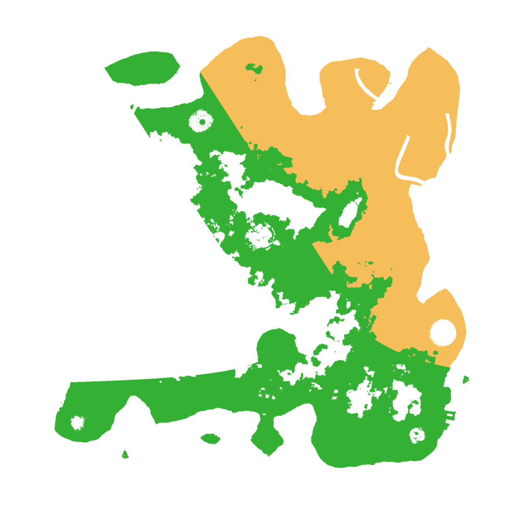 Biome Rust Map: Procedural Map, Size: 3500, Seed: 22173374
