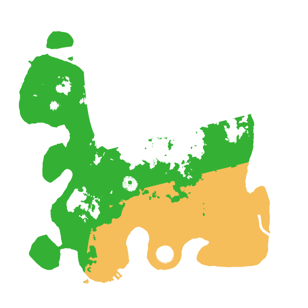 Biome Rust Map: Procedural Map, Size: 3101, Seed: 1