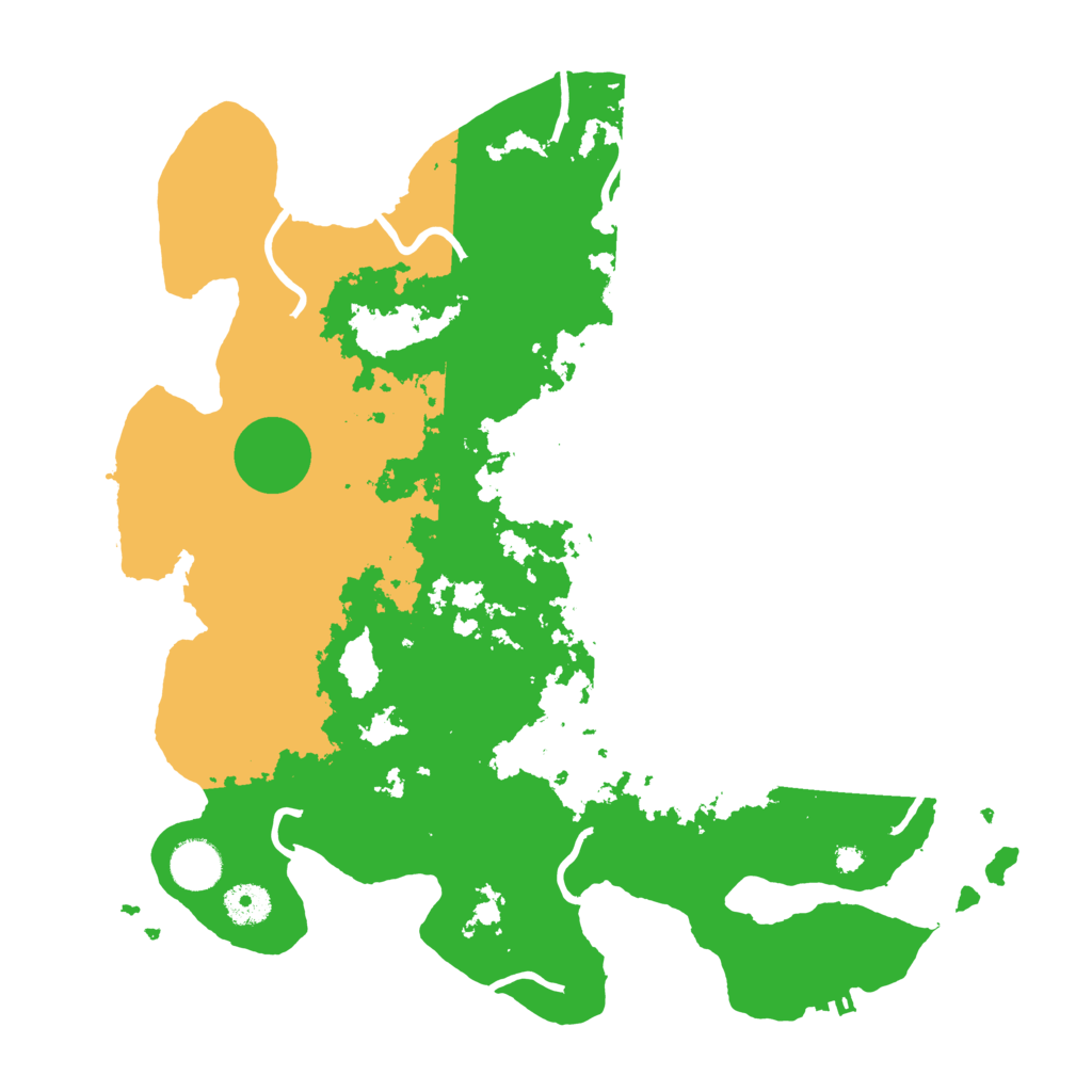 Biome Rust Map: Procedural Map, Size: 3750, Seed: 36361613