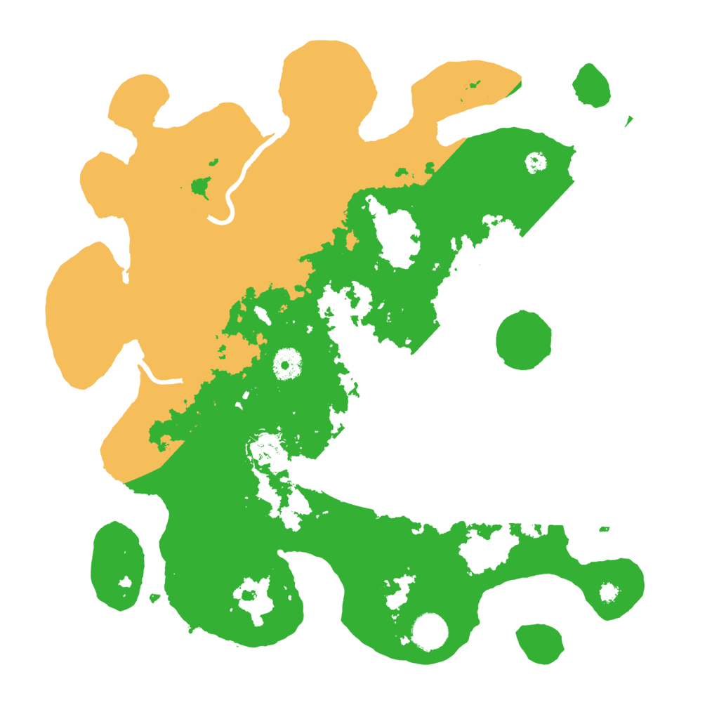 Biome Rust Map: Procedural Map, Size: 3500, Seed: 535054474