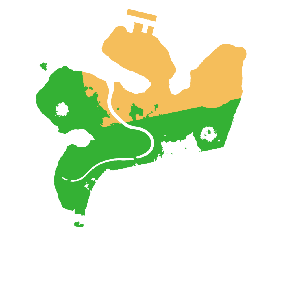 Biome Rust Map: Procedural Map, Size: 2000, Seed: 788435487