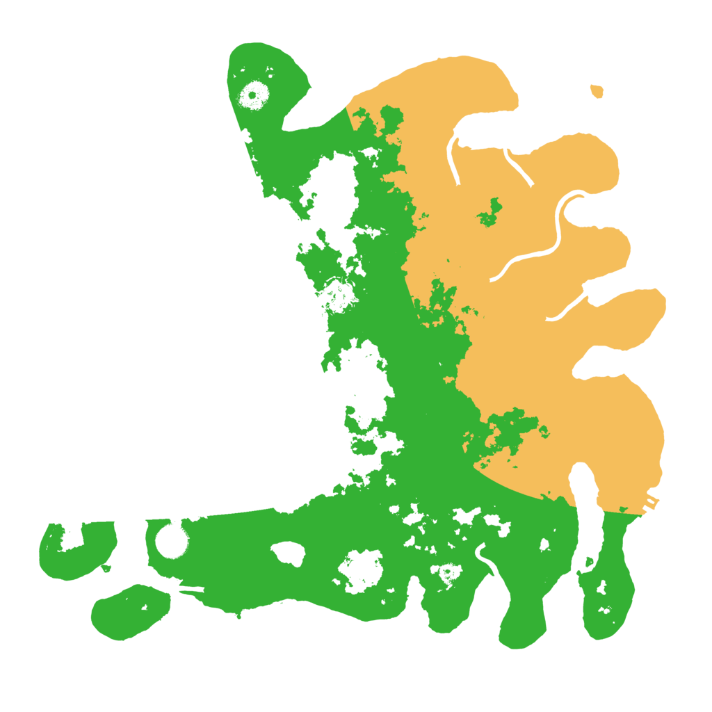Biome Rust Map: Procedural Map, Size: 3800, Seed: 18486224