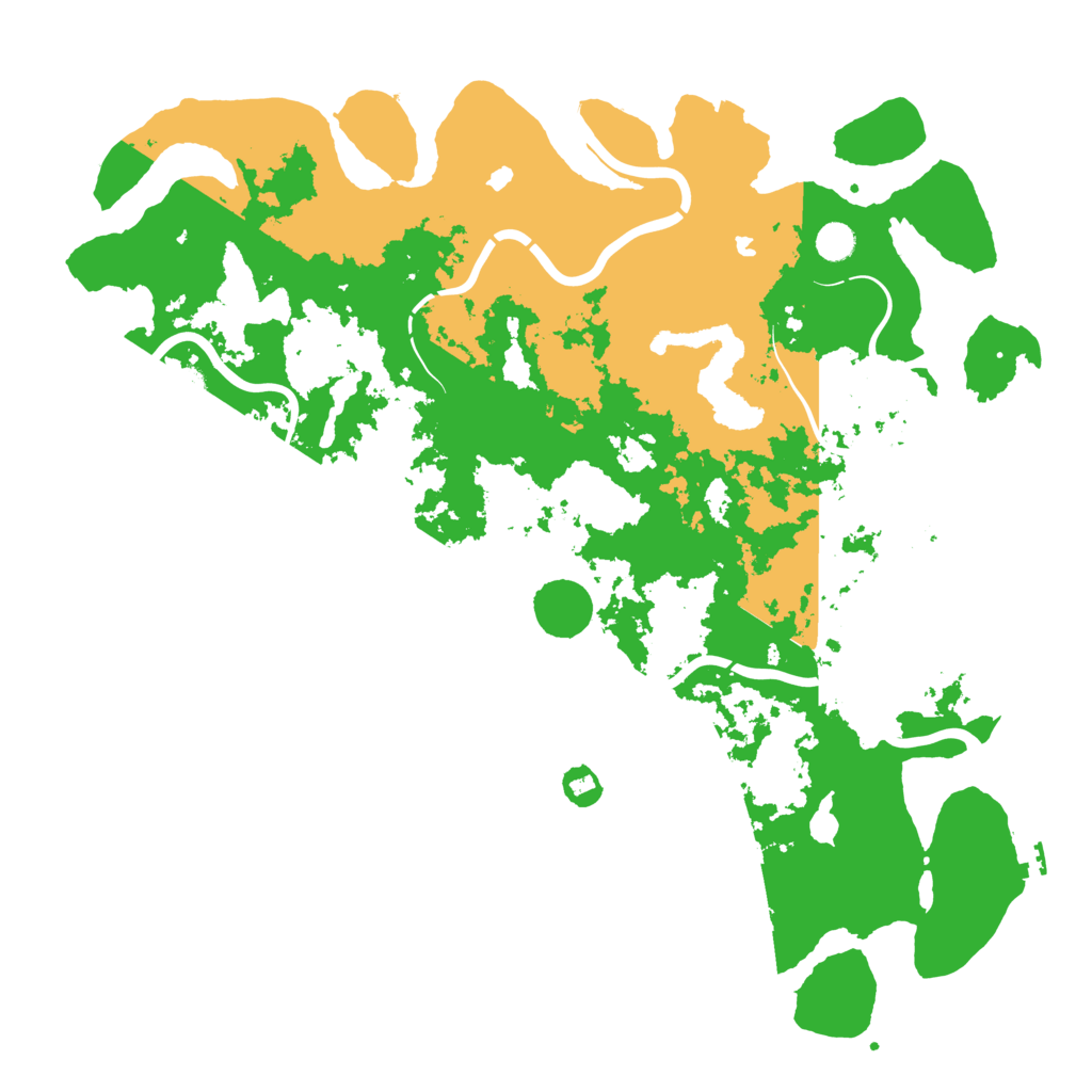 Biome Rust Map: Procedural Map, Size: 5000, Seed: 1589349339