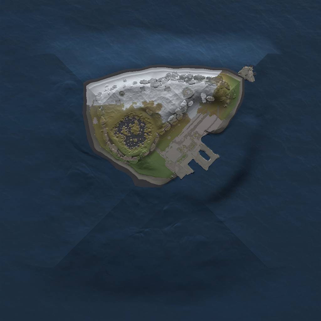 Rust Map: Procedural Map, Size: 1000, Seed: 796273514, 4 Monuments