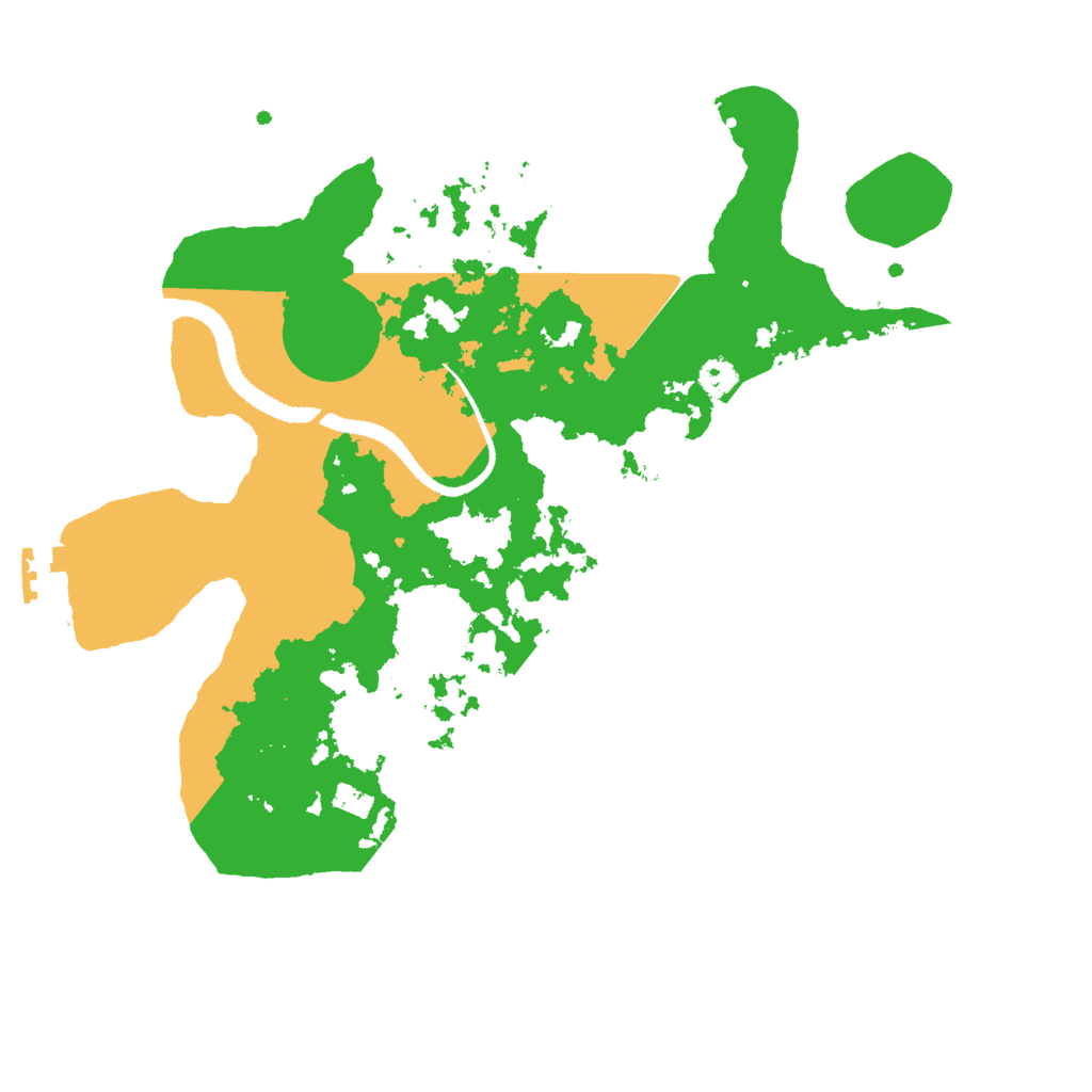 Biome Rust Map: Procedural Map, Size: 3000, Seed: 1764490800