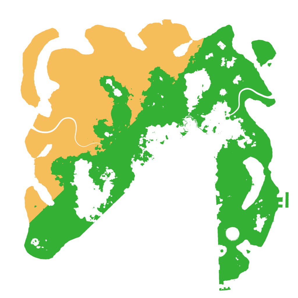Biome Rust Map: Procedural Map, Size: 3900, Seed: 3422