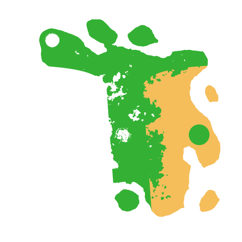 Biome Rust Map: Barren, Size: 3100, Seed: 100