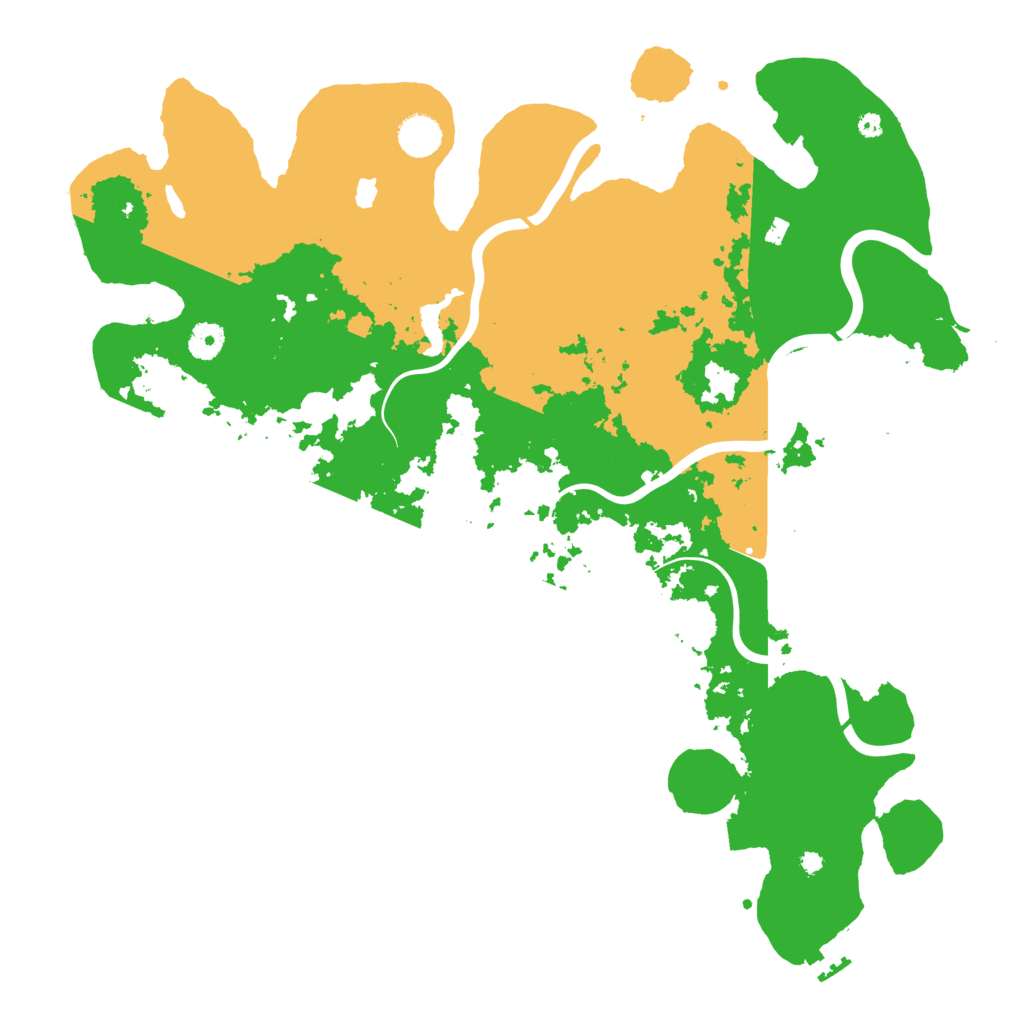 Biome Rust Map: Procedural Map, Size: 4200, Seed: 894812
