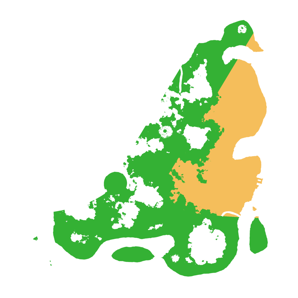 Biome Rust Map: Procedural Map, Size: 3500, Seed: 98178177