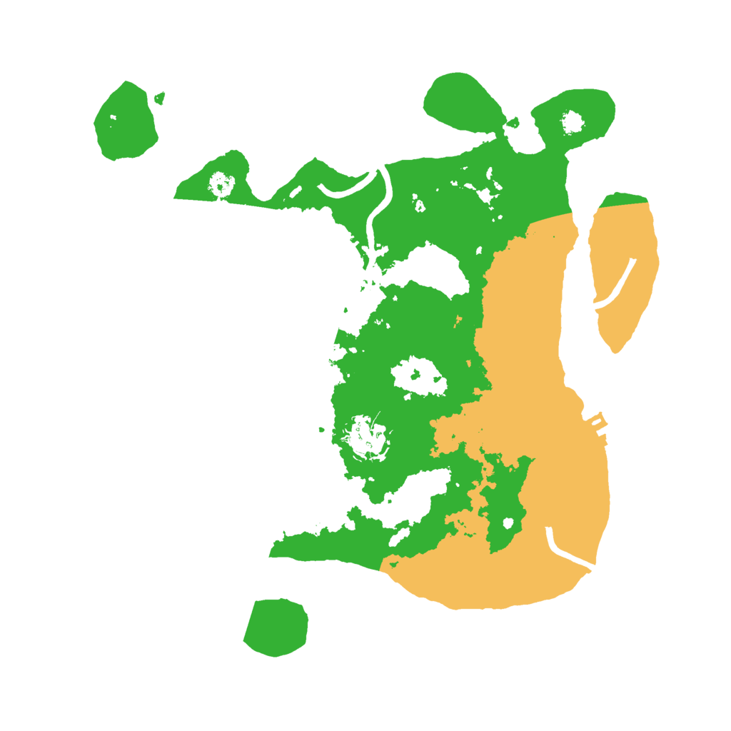Biome Rust Map: Procedural Map, Size: 3000, Seed: 28371