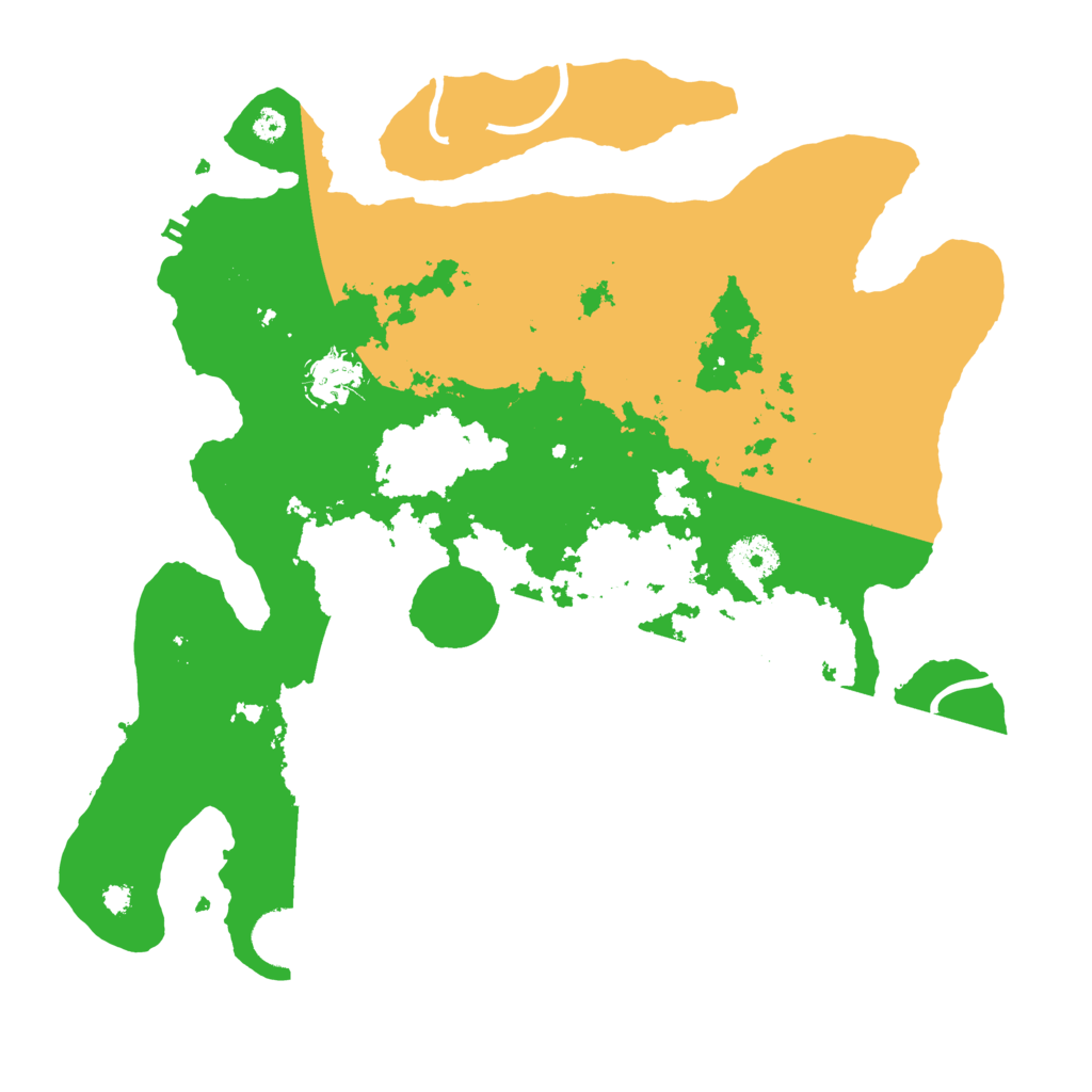 Biome Rust Map: Procedural Map, Size: 3500, Seed: 247912283