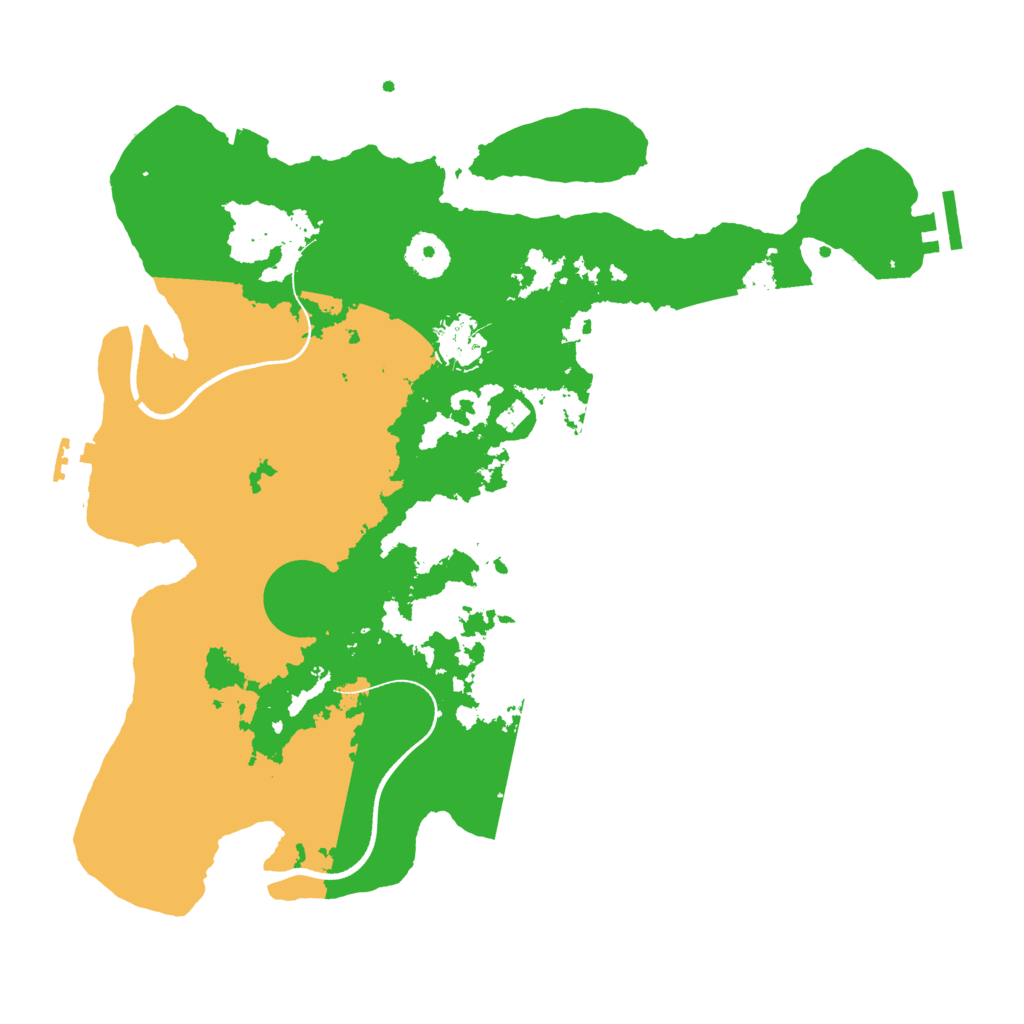 Biome Rust Map: Procedural Map, Size: 3500, Seed: 1349169200